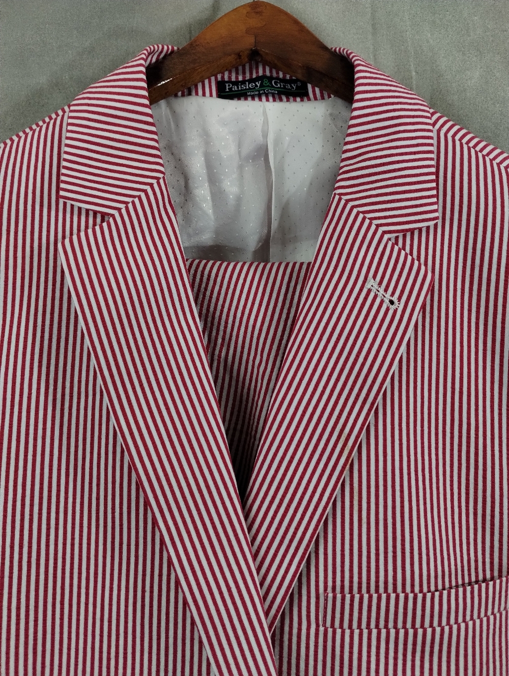 Paisley & Gray Seersucker Suit